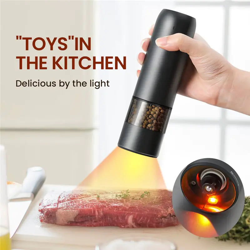 Premium Electric Automatic Pepper & Salt Grinder